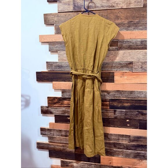 NotPerfectLinen linen wrap dress size XS - Picture 2 of 7